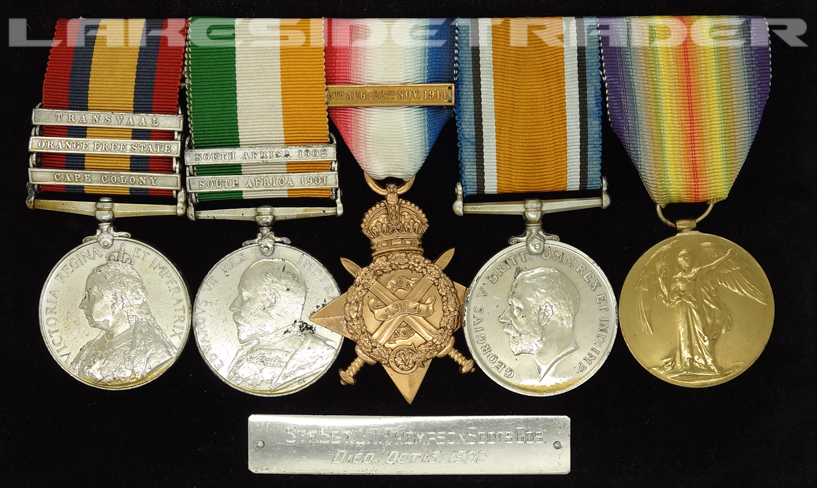 Boer War & WWI - Medal Bar to Ste.Sgt. Scots Guard
