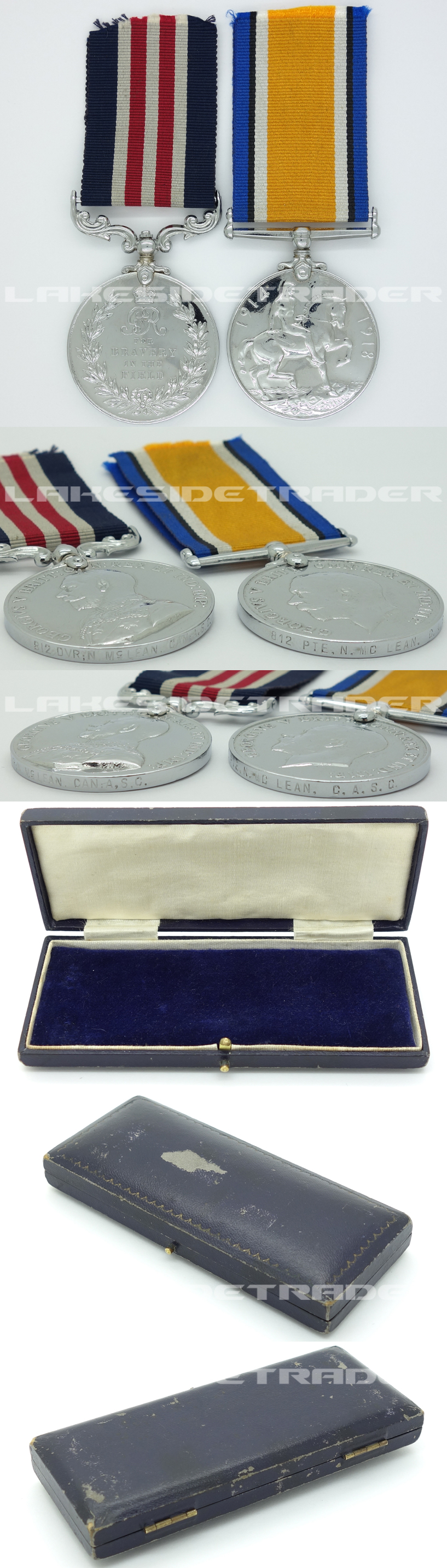 CEF, WWI - Military & War Medal to Pte. Can A.S.C