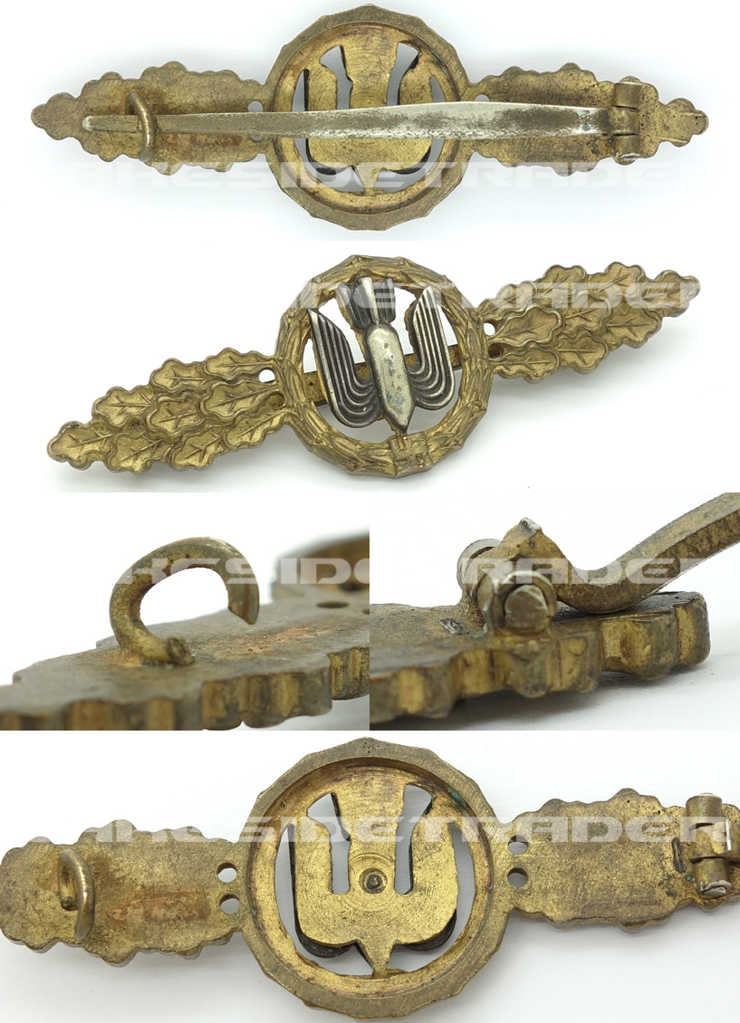 Luftwaffe Bomber Clasp in Gold by Juncker