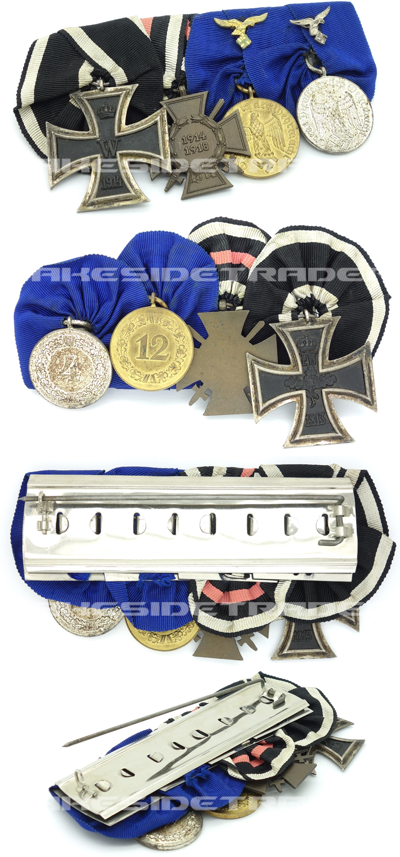 WWI & Luftwaffe - Four-Piece Medal Bar