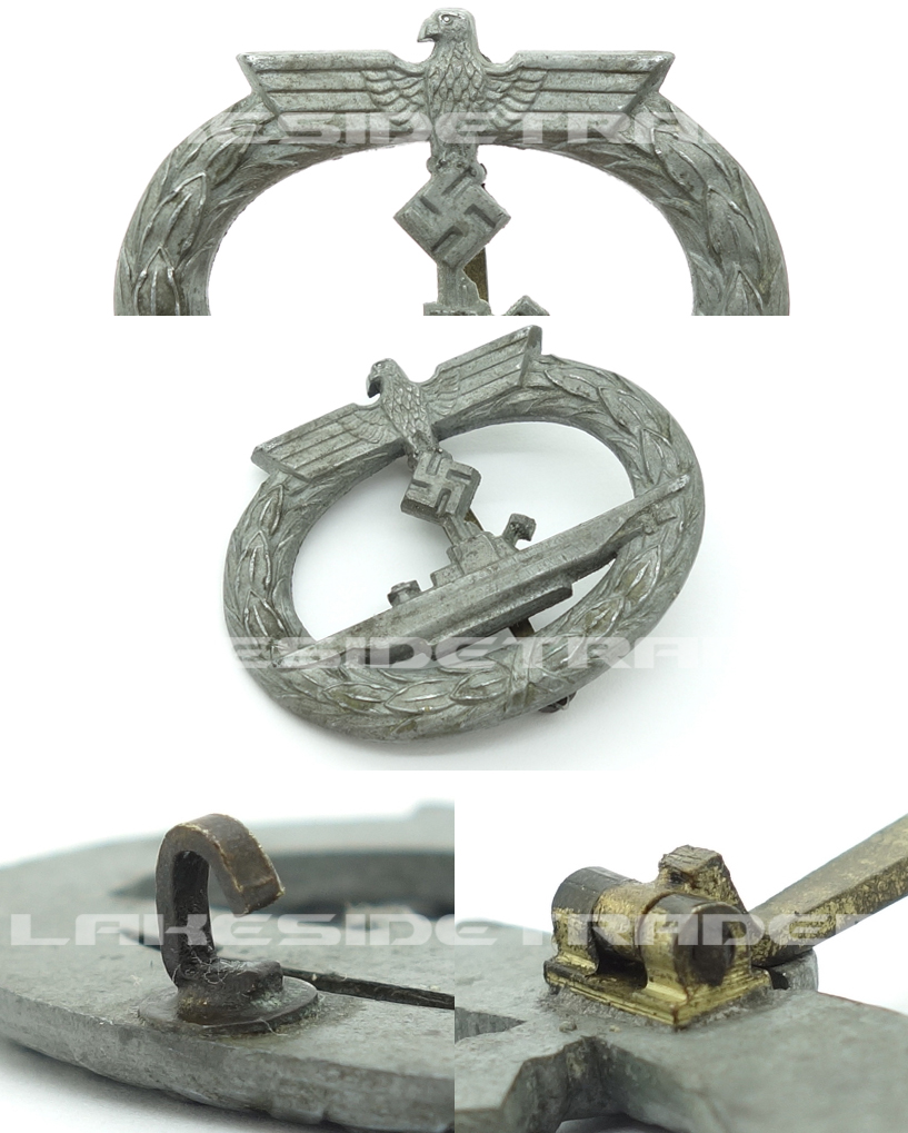 Navy U-Boat Badge by S&L