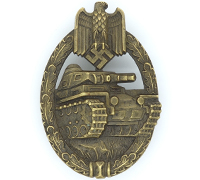 Desirable - Bronze Panzer Assault Badge by Wurster