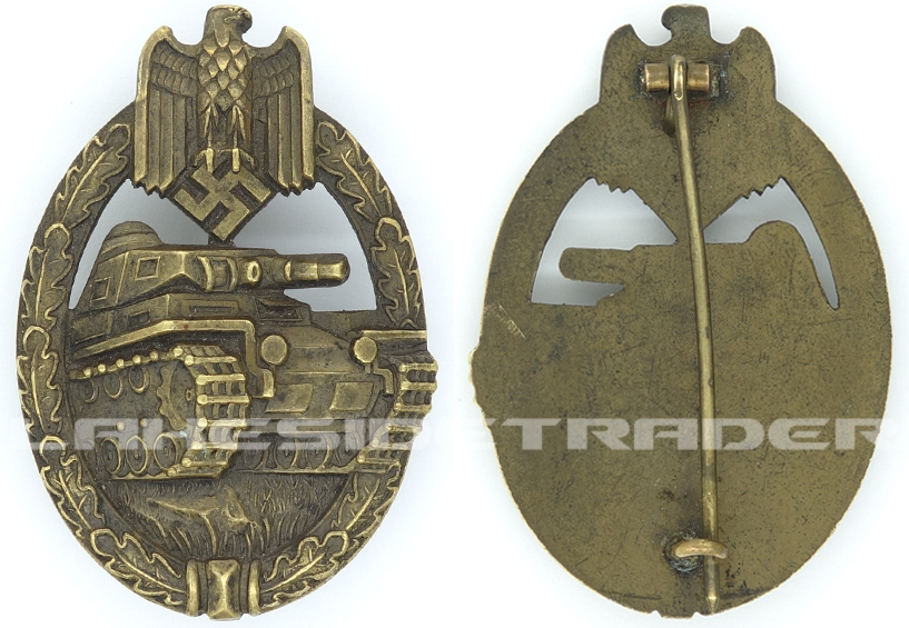 Desirable - Bronze Panzer Assault Badge by Wurster