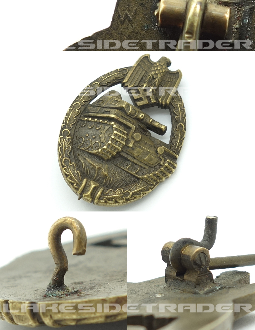 Desirable - Bronze Panzer Assault Badge by Wurster
