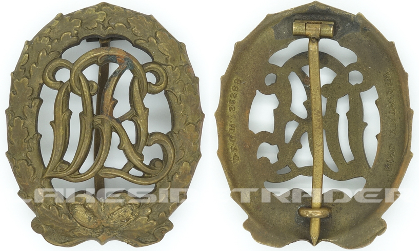Bronze DRL Sports Badge by W. Jena