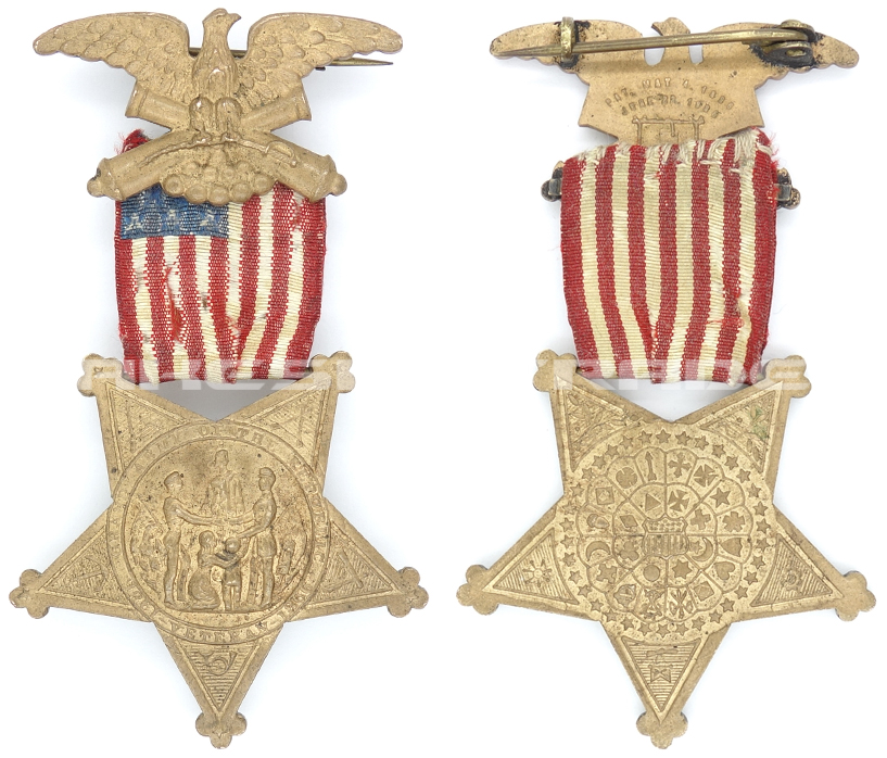 USA Grand Army of the Republic Veterans Badge
