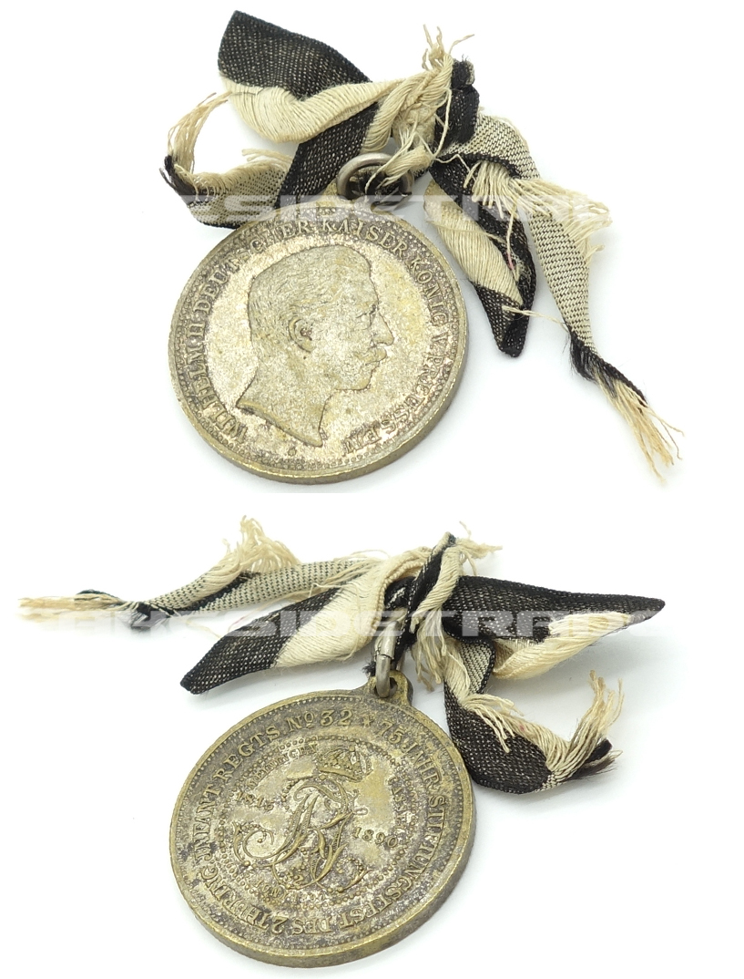Prussia - 75 Years Infantry Reg. 32 Medal 1890