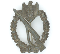 Infantry Assault Badge in Silver