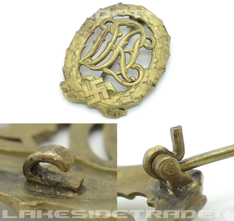 DRL Sports Badge in Gold by W. Jena