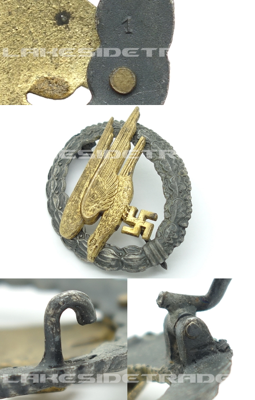 Luftwaffe Paratrooper Badge by Assmann