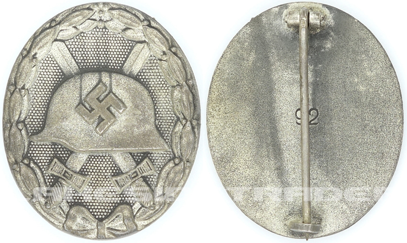 Silver Wound Badge by 92