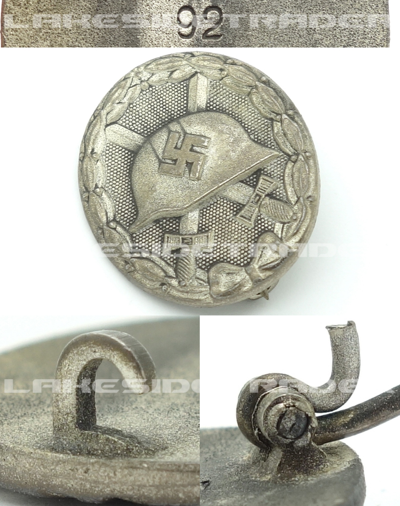 Silver Wound Badge by 92