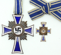 Honor Cross of the German Mother in Bronze w Mini
