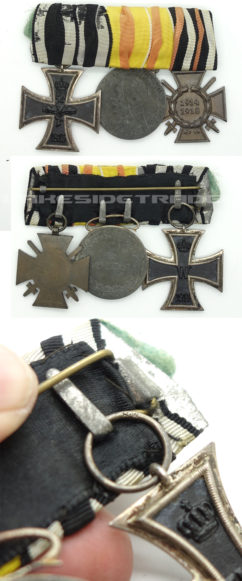 3 Piece Imperial Baden Medal Bar