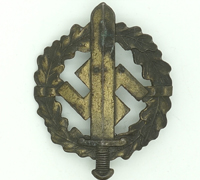 Numbered - SA Sports Badge in Bronze by Berg & Nolte