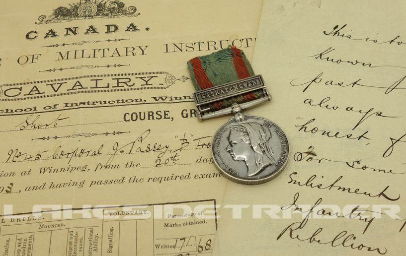 North West Canada Medal 1885 w Saskatchewan Clasp