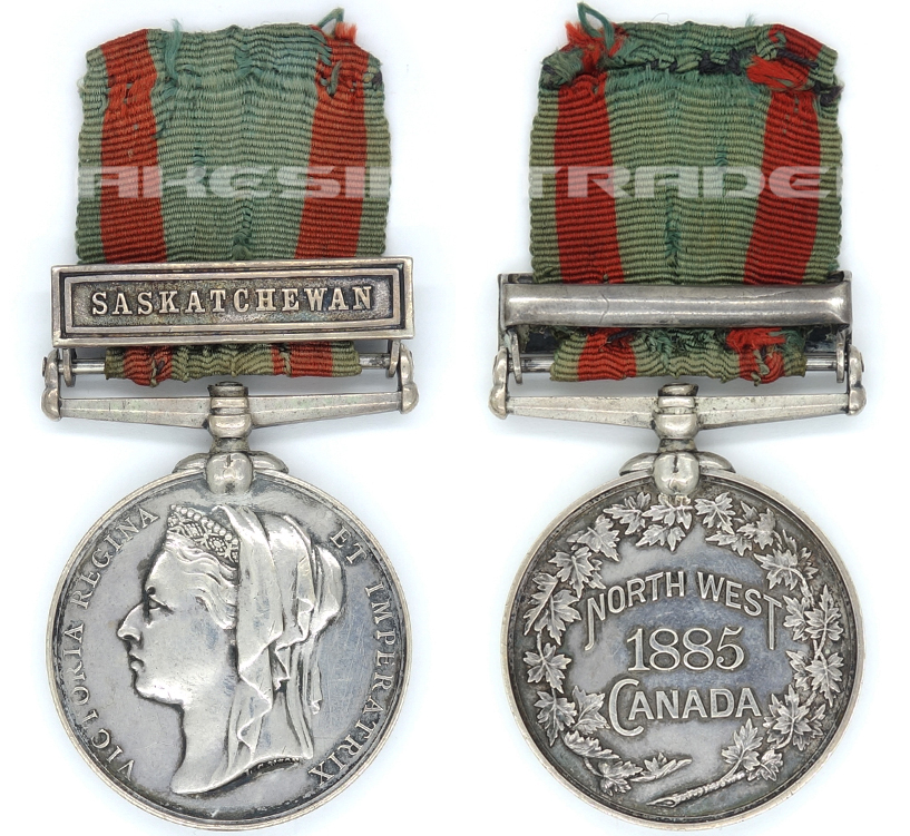 North West Canada Medal 1885 w Saskatchewan Clasp
