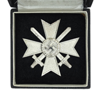 Cased 1st Class War Merit Cross with Swords by 1