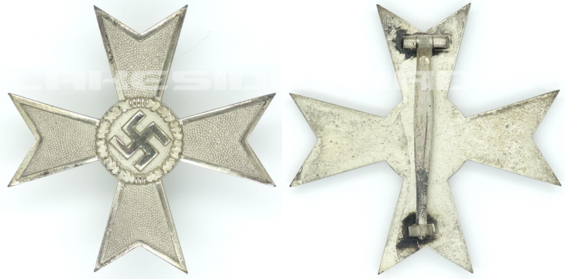 Cased 1st Class War Merit Cross w/o Swords by Deschler