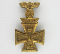 Miniature 1st Class Iron Cross 1914 and Spange 1939 Combo