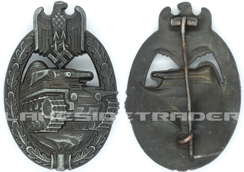“Daisy” - Panzer Assault Badge in Bronze “Daisy” - Panzer Assault Badge in Bronze