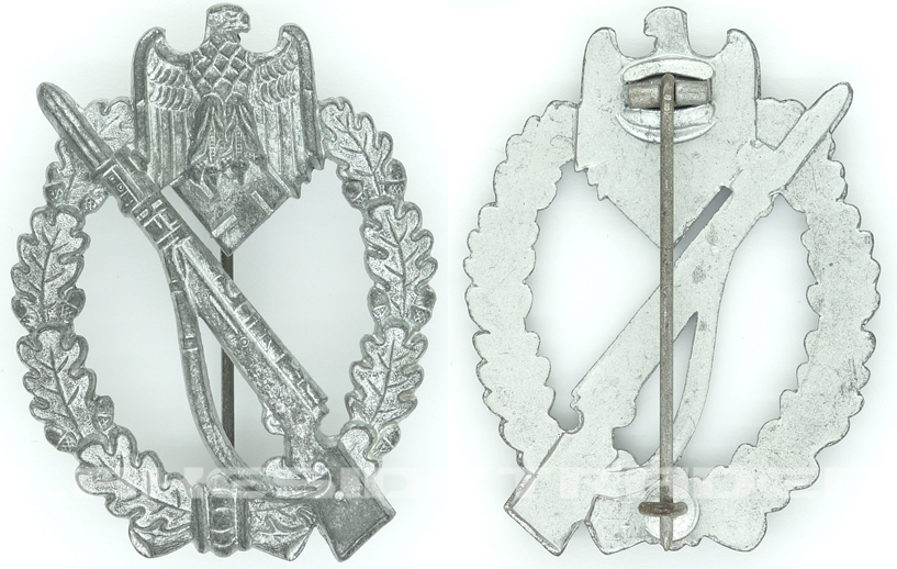 Infantry Assault Badge in Silver by S&L