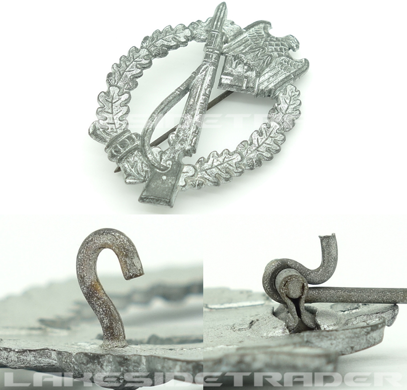 Infantry Assault Badge in Silver by S&L