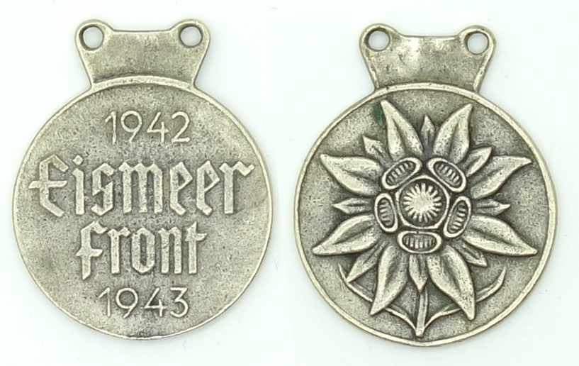 1942-1943 Eismeer Front Campaign Medal in Silver