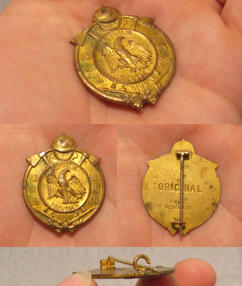 Imperial Prussia Republic Fire Service Merit Medal 