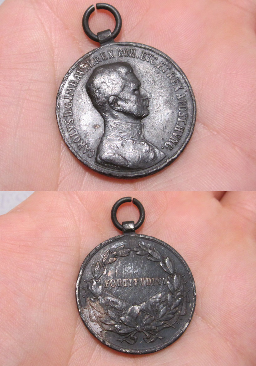 Imperial Austrian Silver Bravery Medal 1917