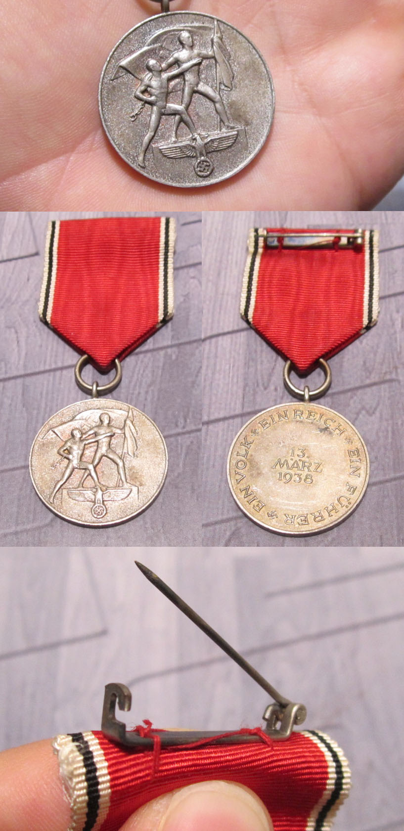 13 March 1938 Com. Medal (Austria)