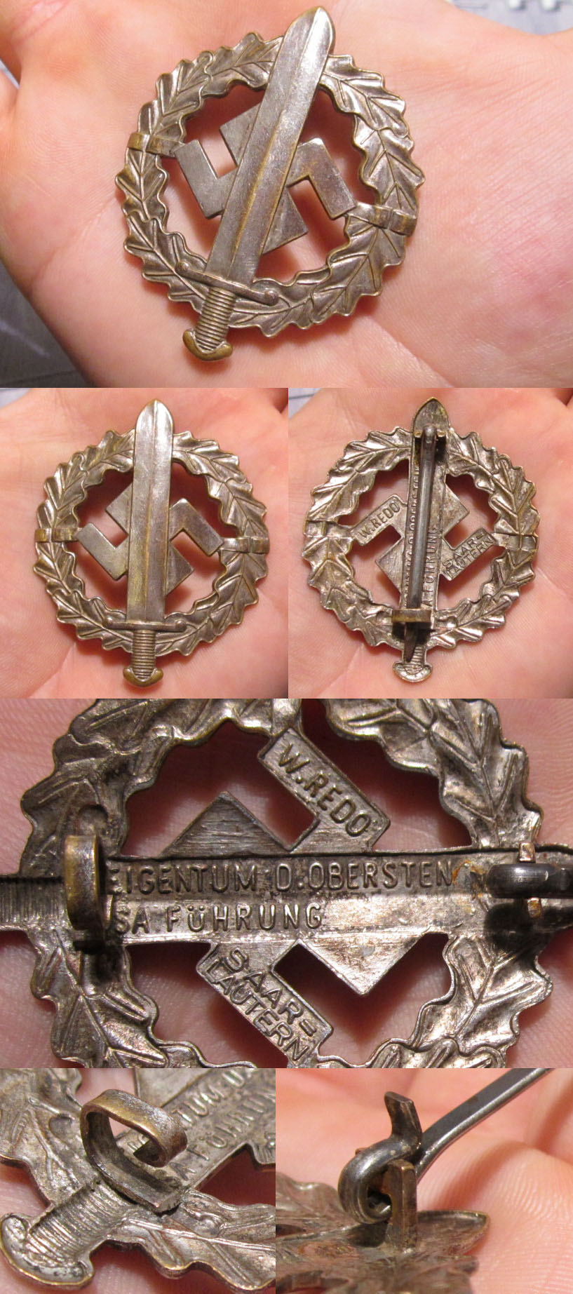 Early Silver SA Sports Badge