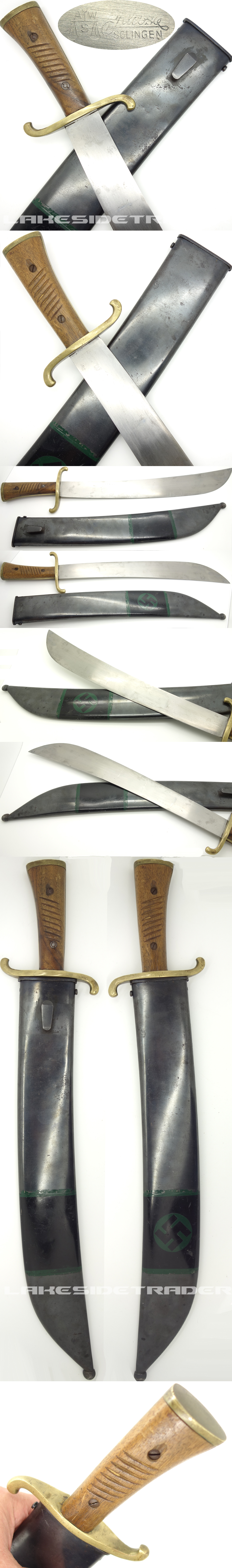 Alcoso Tropical Luftwaffe Survival Machete