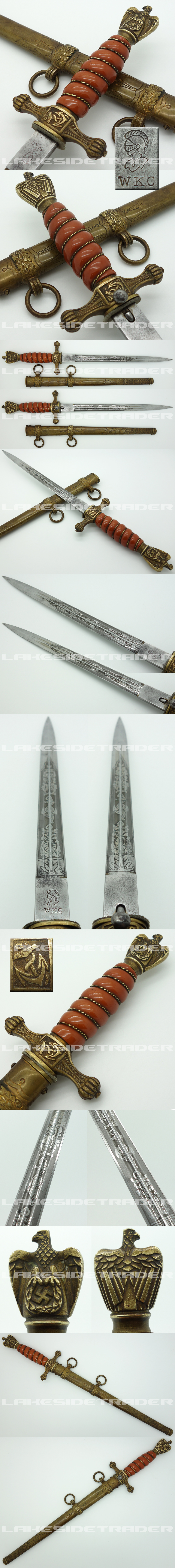 2nd Model Navy Dagger by WKC