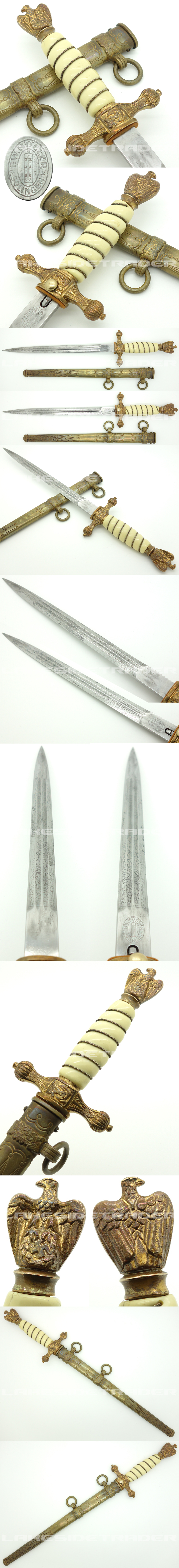 2nd Model Navy Dagger by Höller