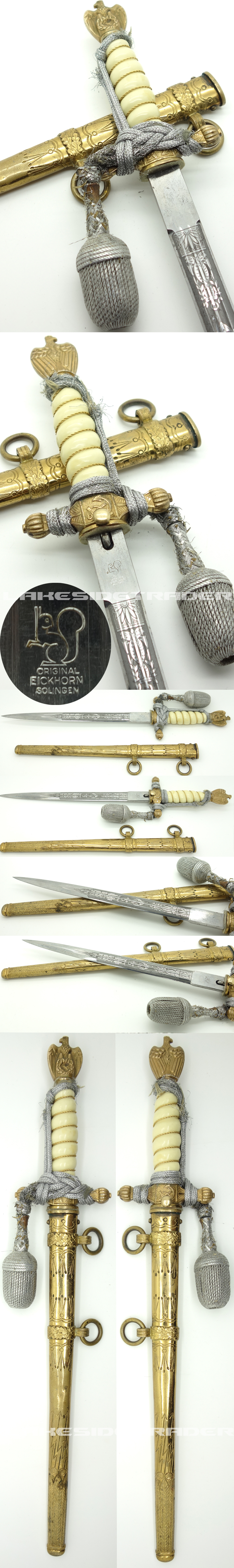 2nd Model Navy Dagger by Eickhorn