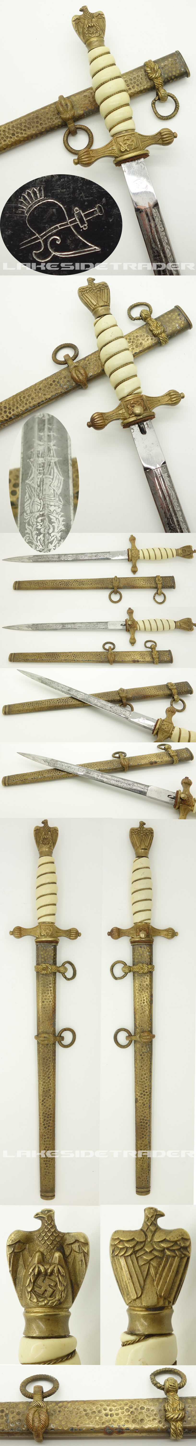 2nd Model Navy Dagger by P.D. Lüneschloss