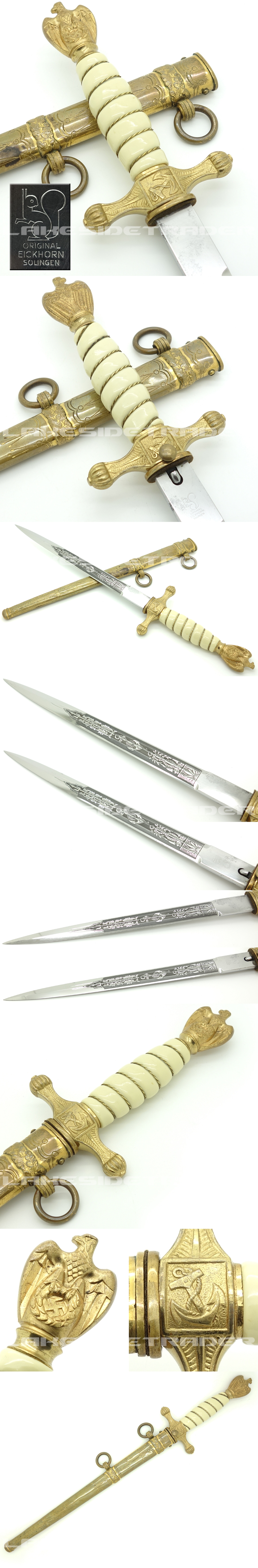 2nd Model Navy Dagger by Eickhorn