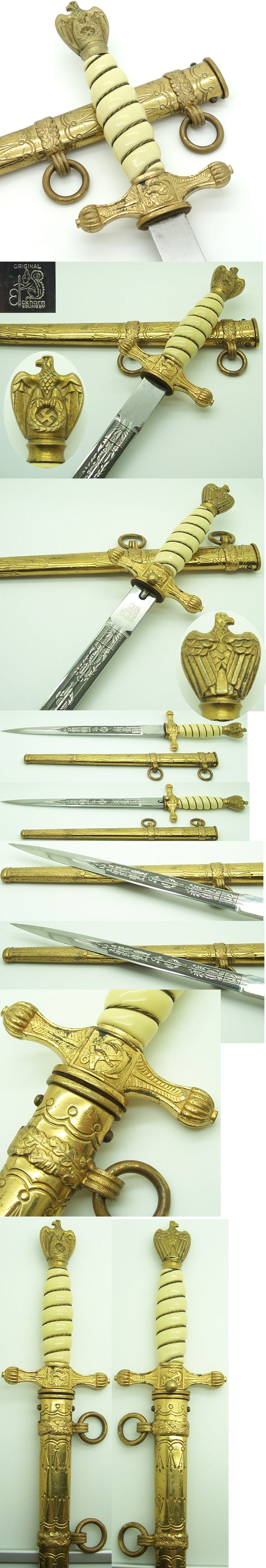 2nd Model Navy Dagger by Eickhorn