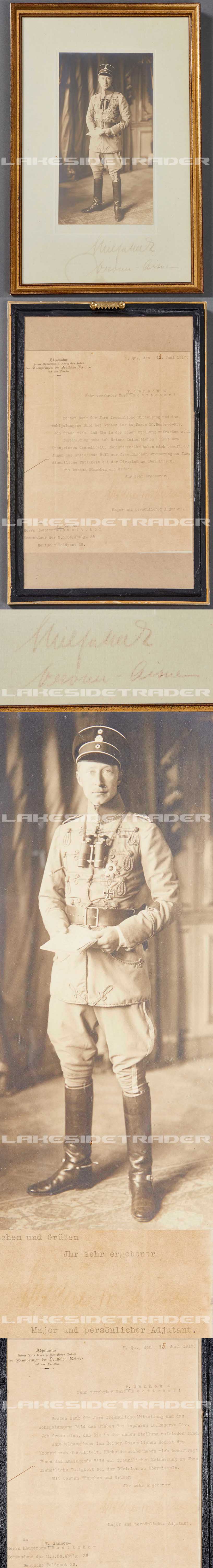 Wilhelm, Crown Prince Framed Photo