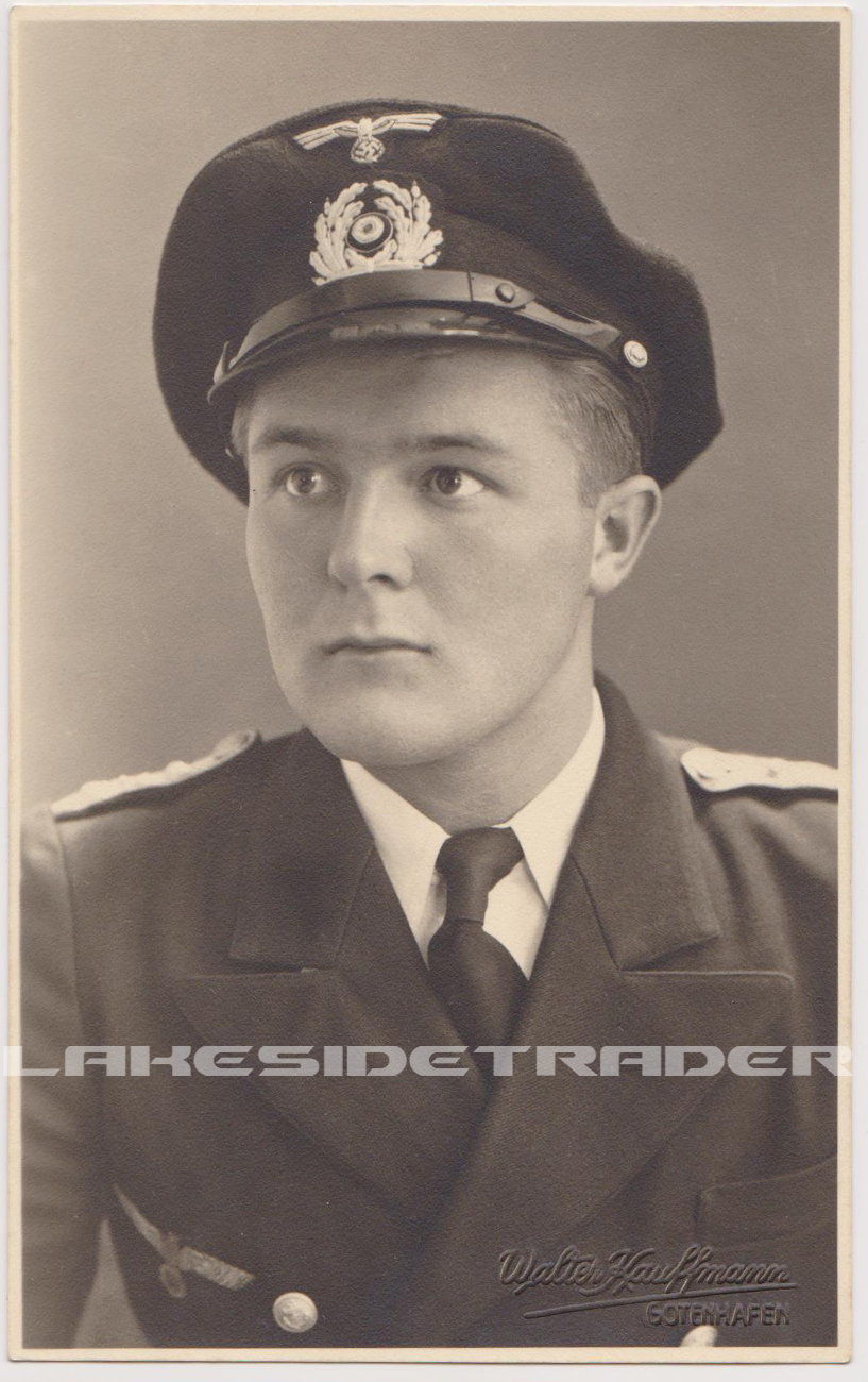 Studio Photo of Kreigsmarine Officer Postcard