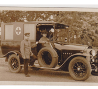 Imperial Ambulance Service Postcard