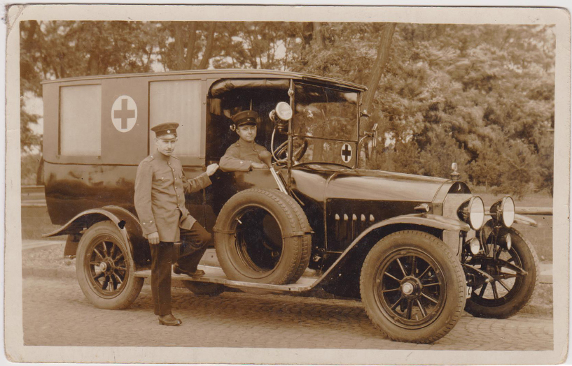 Imperial Ambulance Service Postcard