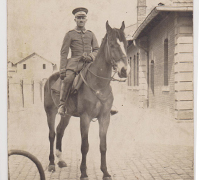 Imperial mounted Soldier Postcard