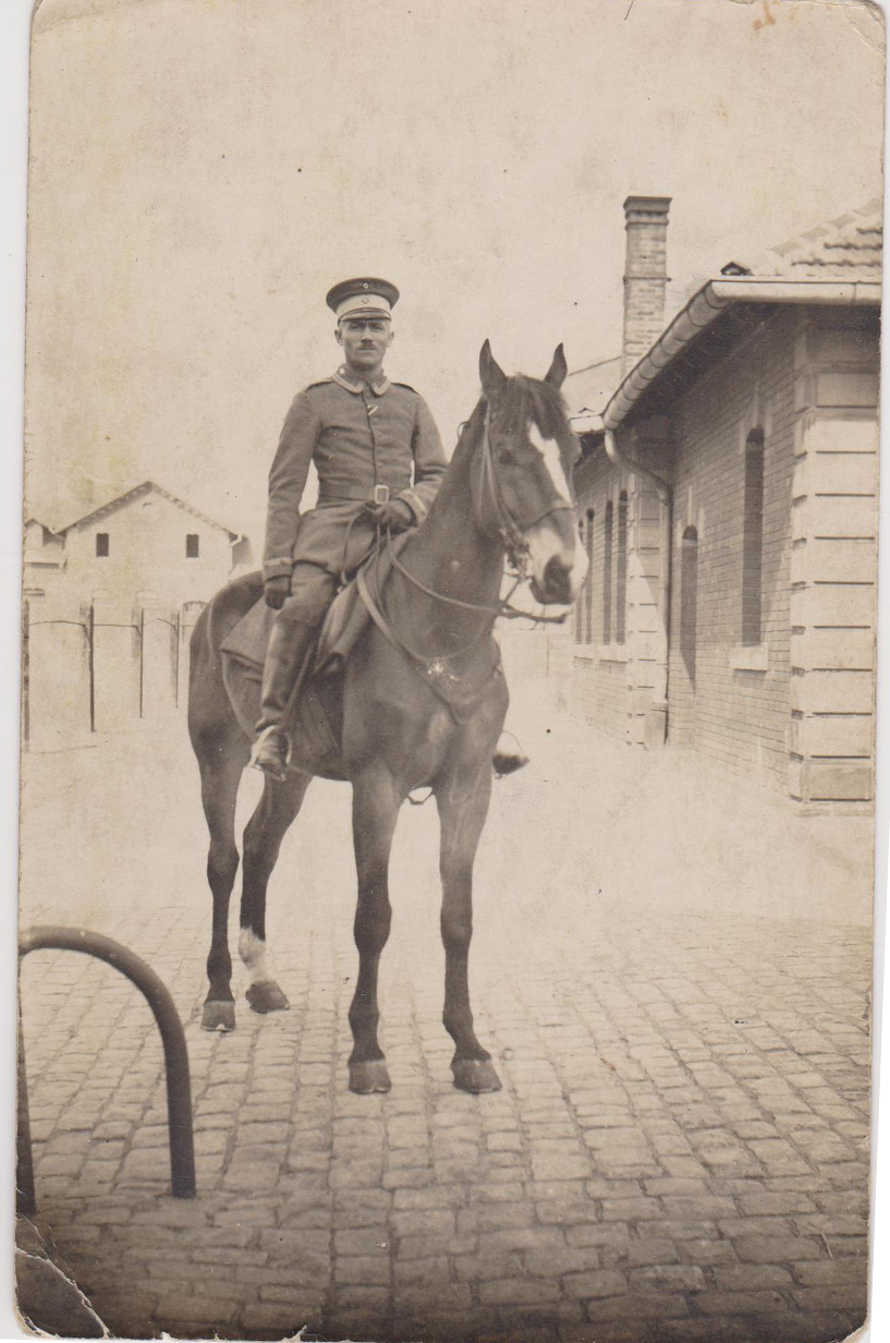 Imperial mounted Soldier Postcard