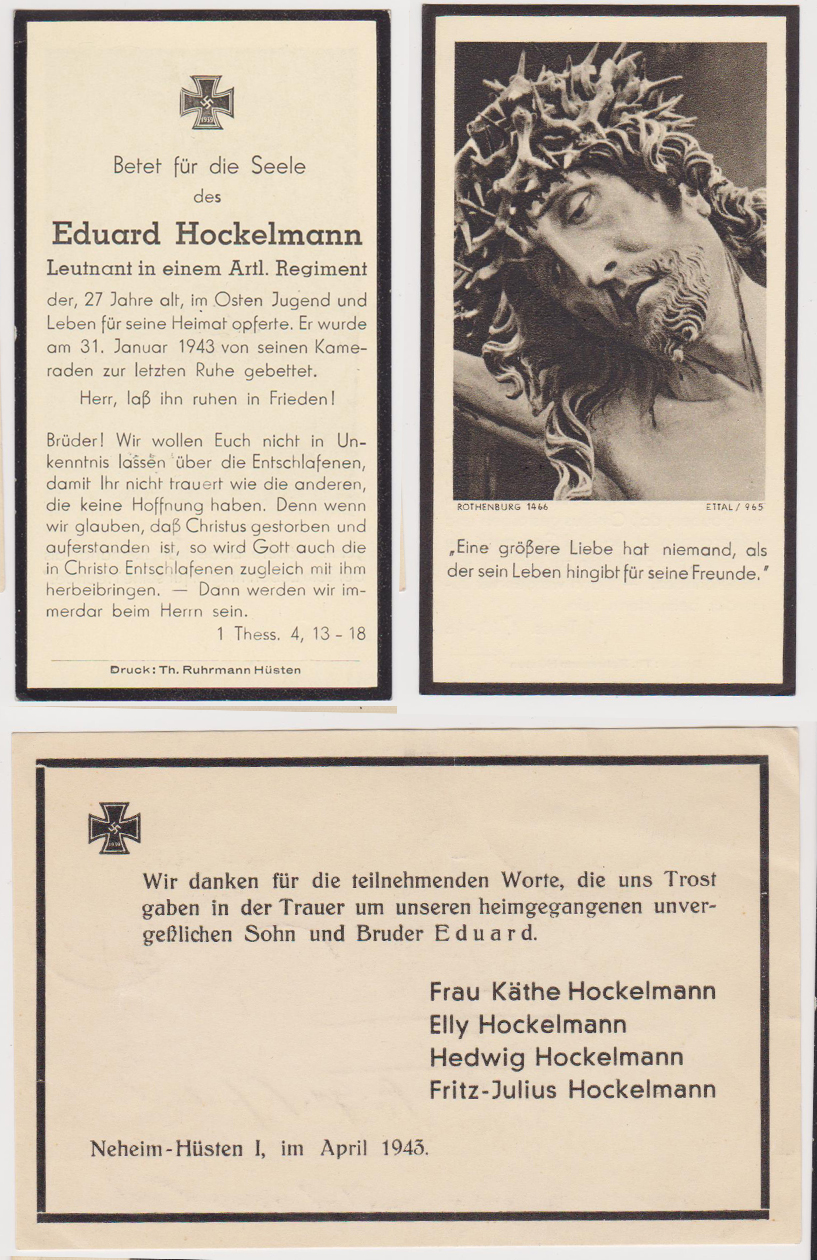 Death Card Artillery Leutnant