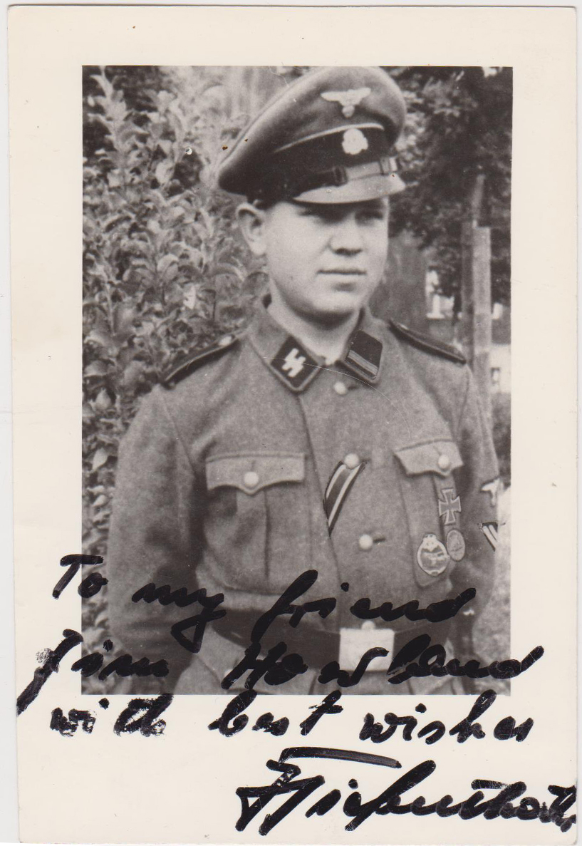 Interesting signed SS Rottenführer picture