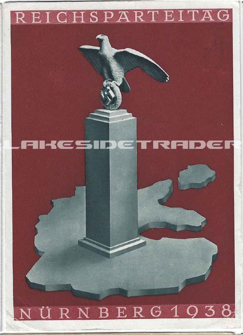 ReichsparteiTag Nurnberg 1938 Postcard