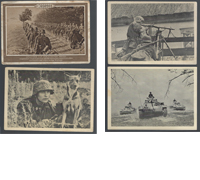 Army/SS in action Postcards