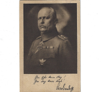 Erich Friedrich Wilhelm Ludendorff Postcard